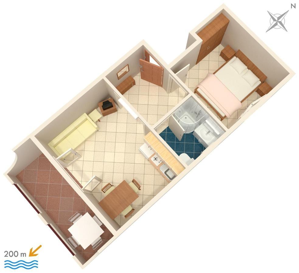 Apartments With A Parking Space Baska Voda, Makarska - 2709 Zewnętrze zdjęcie