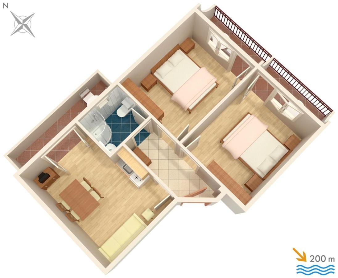 Apartments With A Parking Space Baska Voda, Makarska - 2709 Zewnętrze zdjęcie