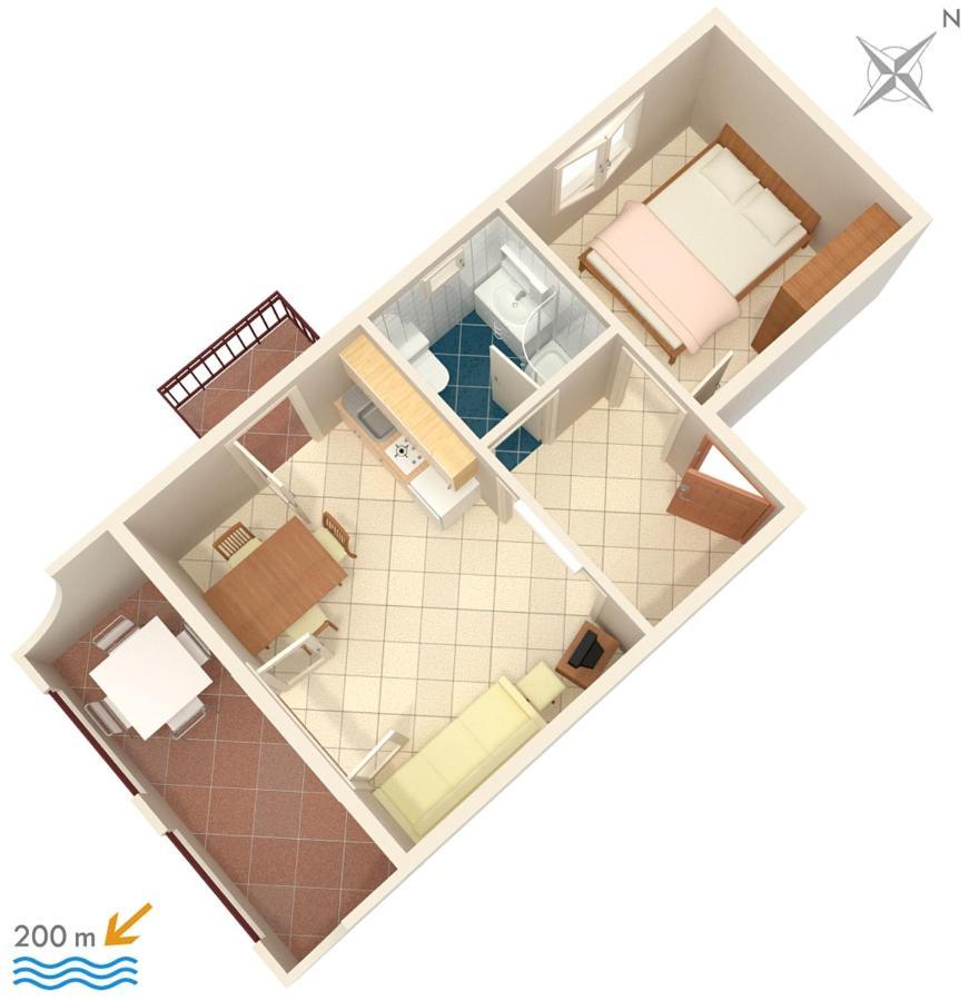 Apartments With A Parking Space Baska Voda, Makarska - 2709 Zewnętrze zdjęcie