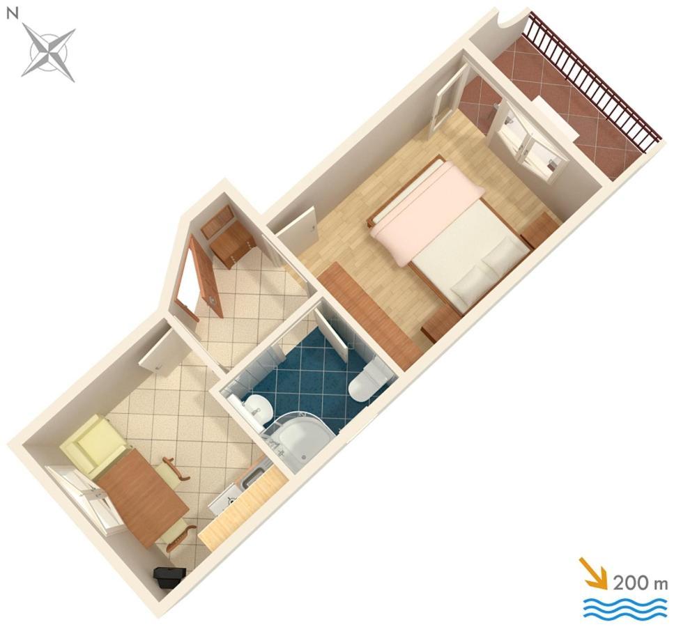 Apartments With A Parking Space Baska Voda, Makarska - 2709 Zewnętrze zdjęcie
